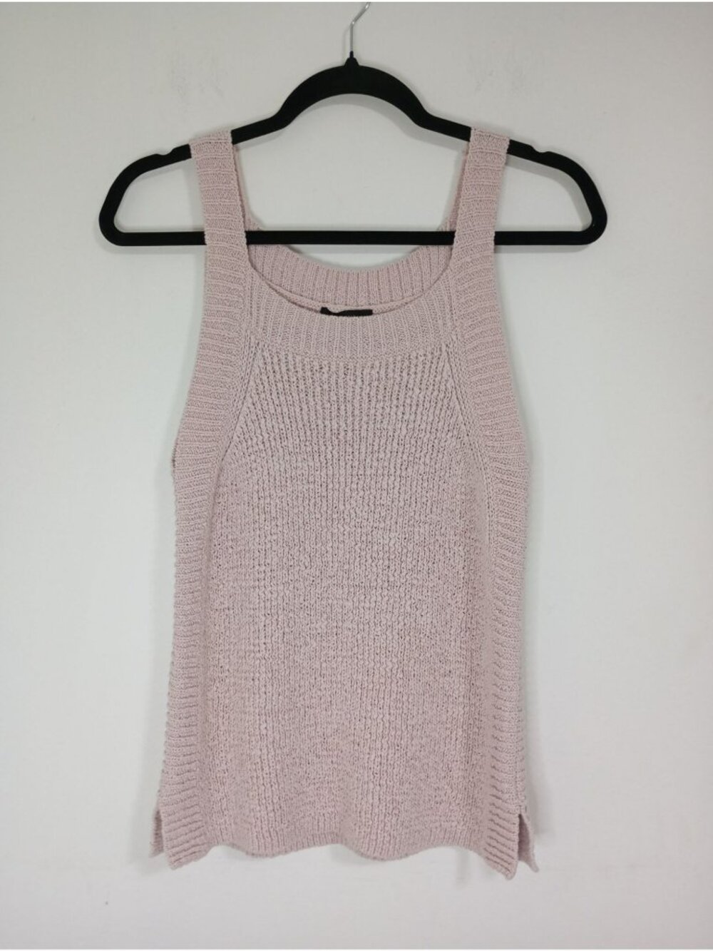 J.Crew Womens Ribbed Knit Tank Top Pink Size Small Cotton Blend
